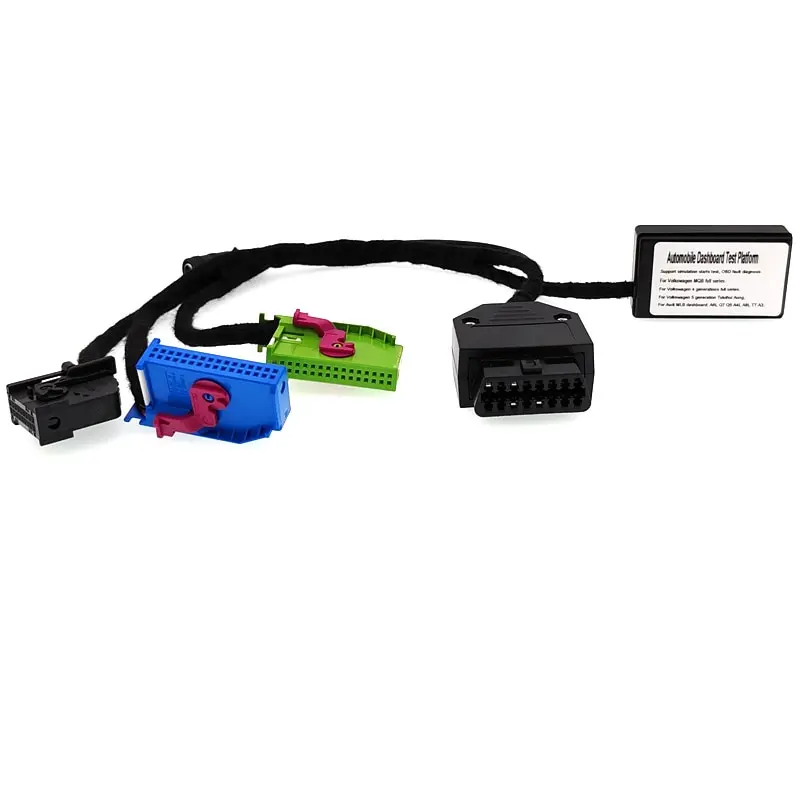 Car MQB MLB Cluster Test Platform Dashboard Cable Kit for VAG for V-W MQB Series for A6 A8 A4 Q7 Q5 MLB Car Power on Instrument