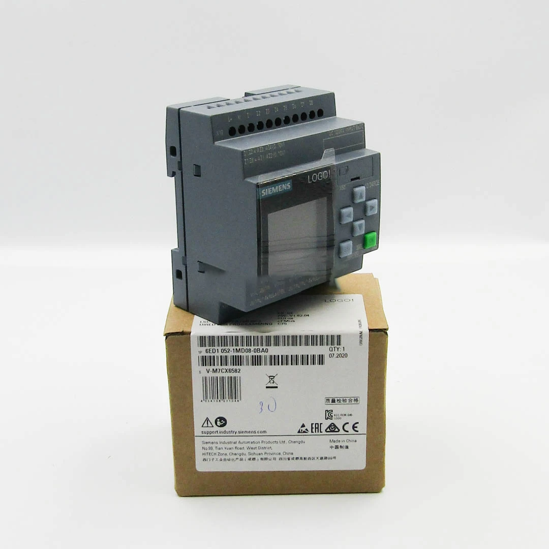 Module Logique Siemens LOGO! 12/24RCE – 6ED1052-1MD08-0BA0 – Neuf, Pour Automatismes Simples – Alimentation 12/24V DC