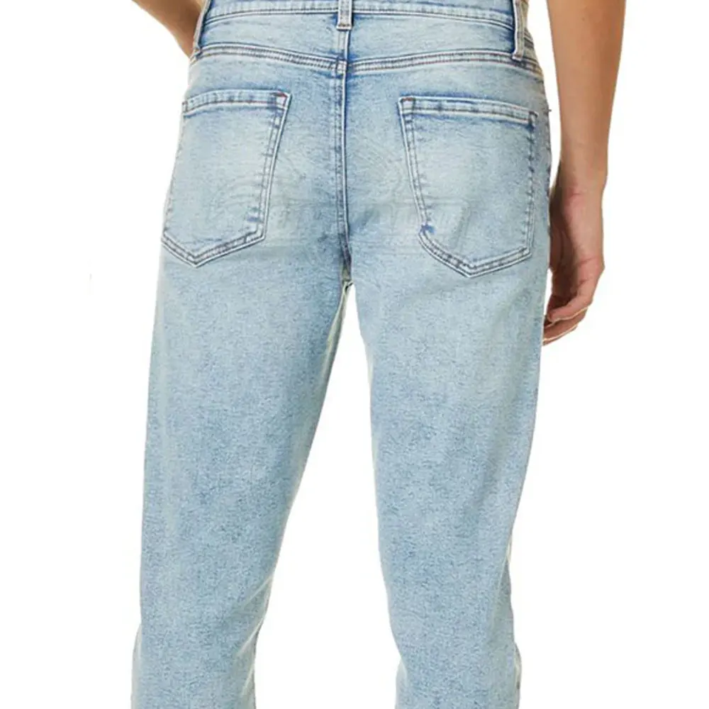 Pantalon en jean tendance sur mesure Pantalon en jean droit_voghion.com
