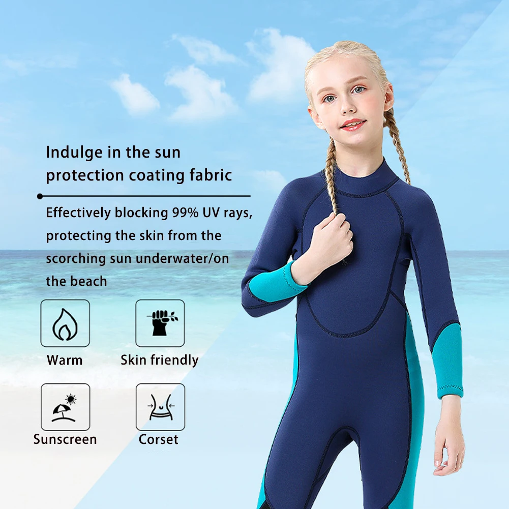 Customized Kids Short Wetsuit 3mm Neoprene Fabric Wetsuit Material Baby ...