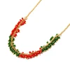 Emerald & Red Colar