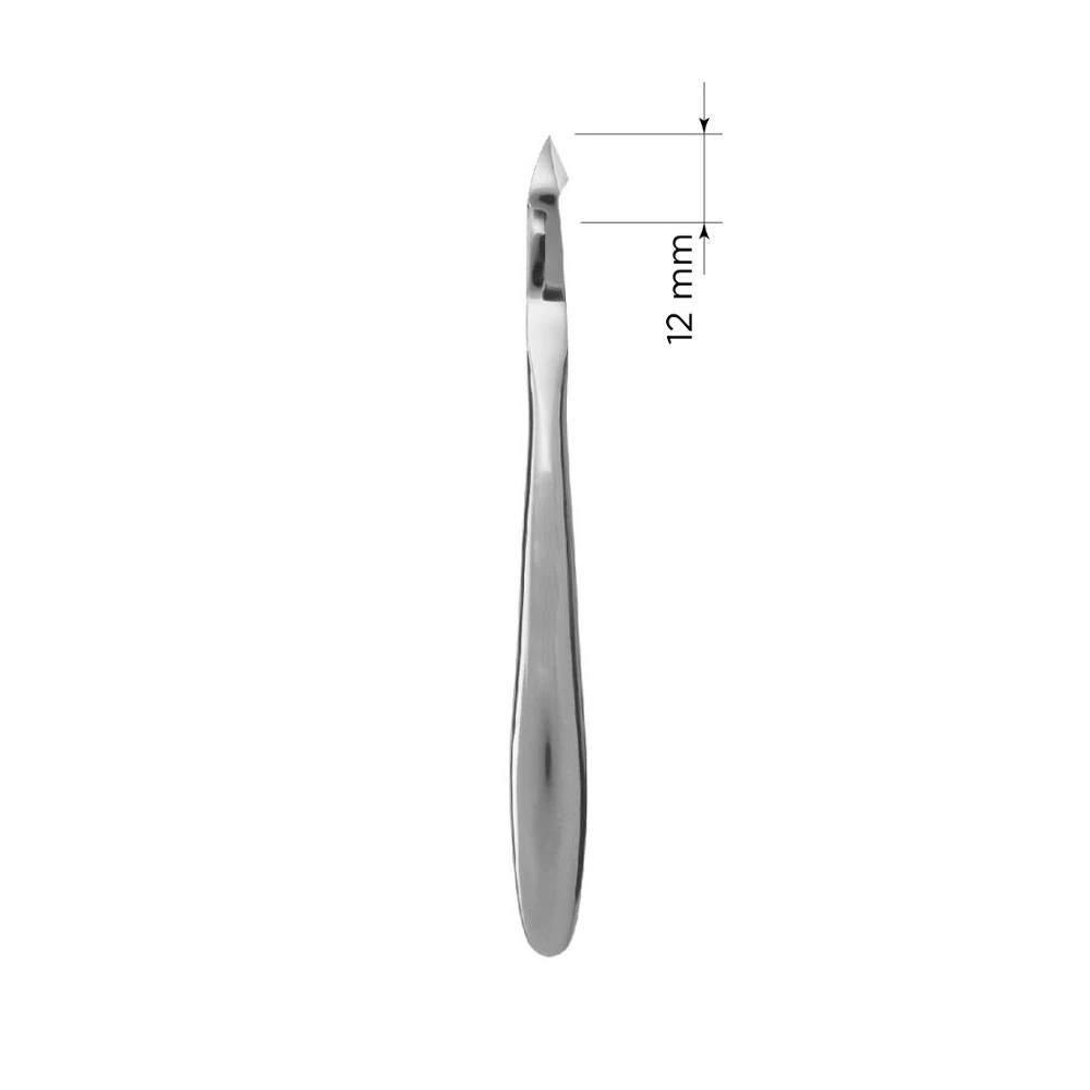 Russian Cuticle Nippers 12 mm Tip Stainless Steel Toenail Remover Extremely Sharp Cutter Pedicure Manicure Nipper for Beauty