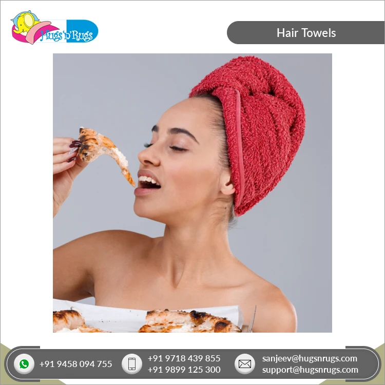 Элегантные и роскошные прямоугольные полотенца для волос из 100% хлопка с индивидуальным логотипом отличное качество женщин использования в салоне спа или дома