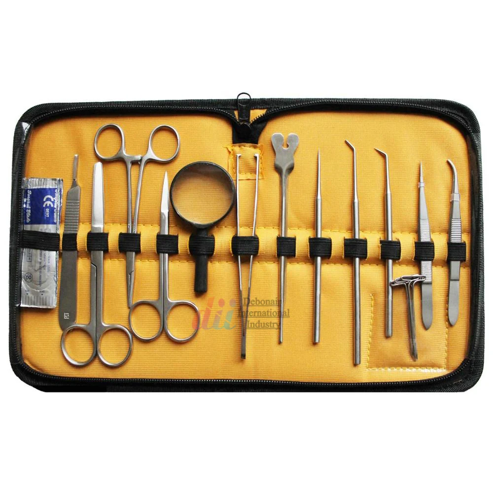 27 Pcs Dissection Kit Advanced Lab Set Stainless Steel Surgical Tools