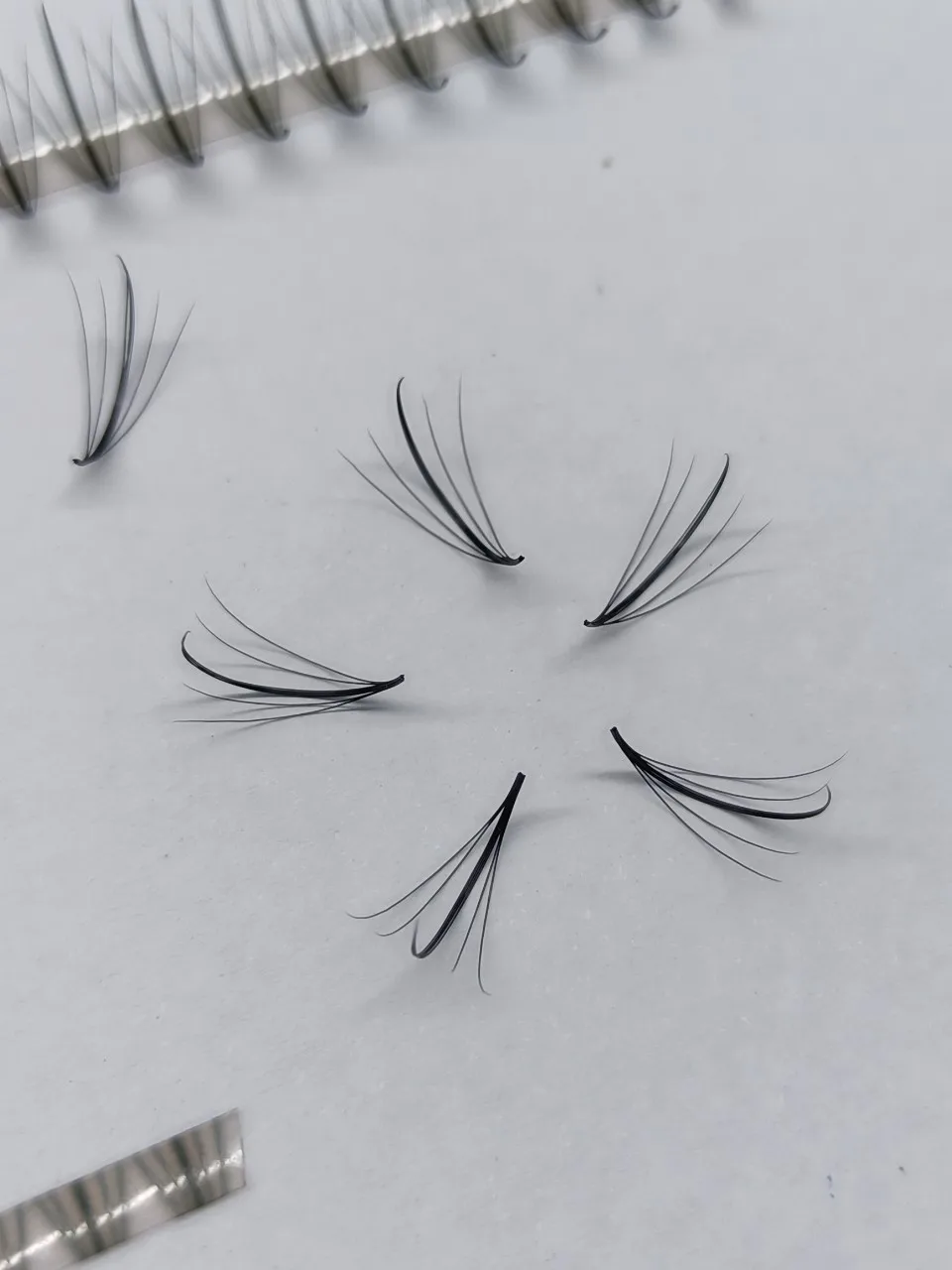 Pointy Base Short Stem Long Stem 3d 5d 6d Wispy Premade Fan Eyelash ...