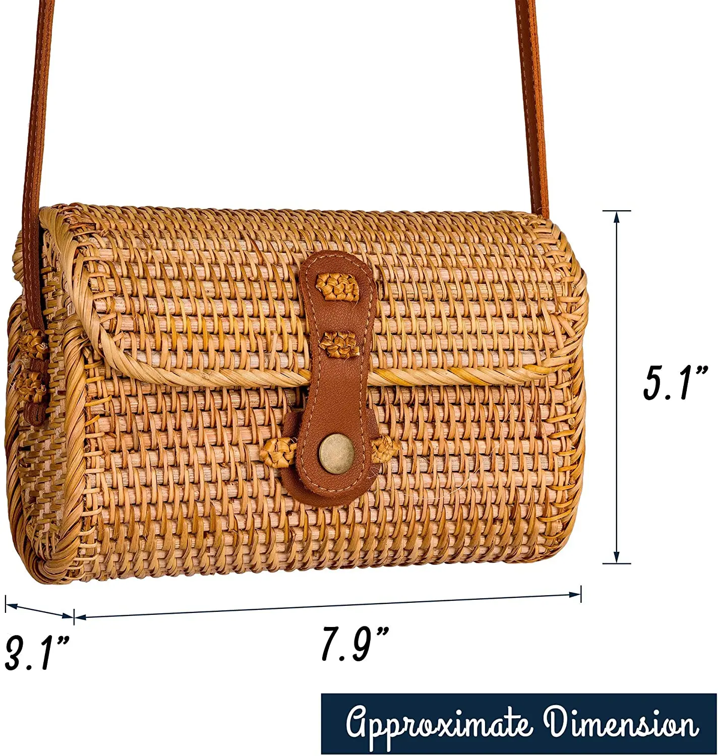 Heart Shape Rattan Wall Basket,Boho Nursery Decor Hand Woven Vintage