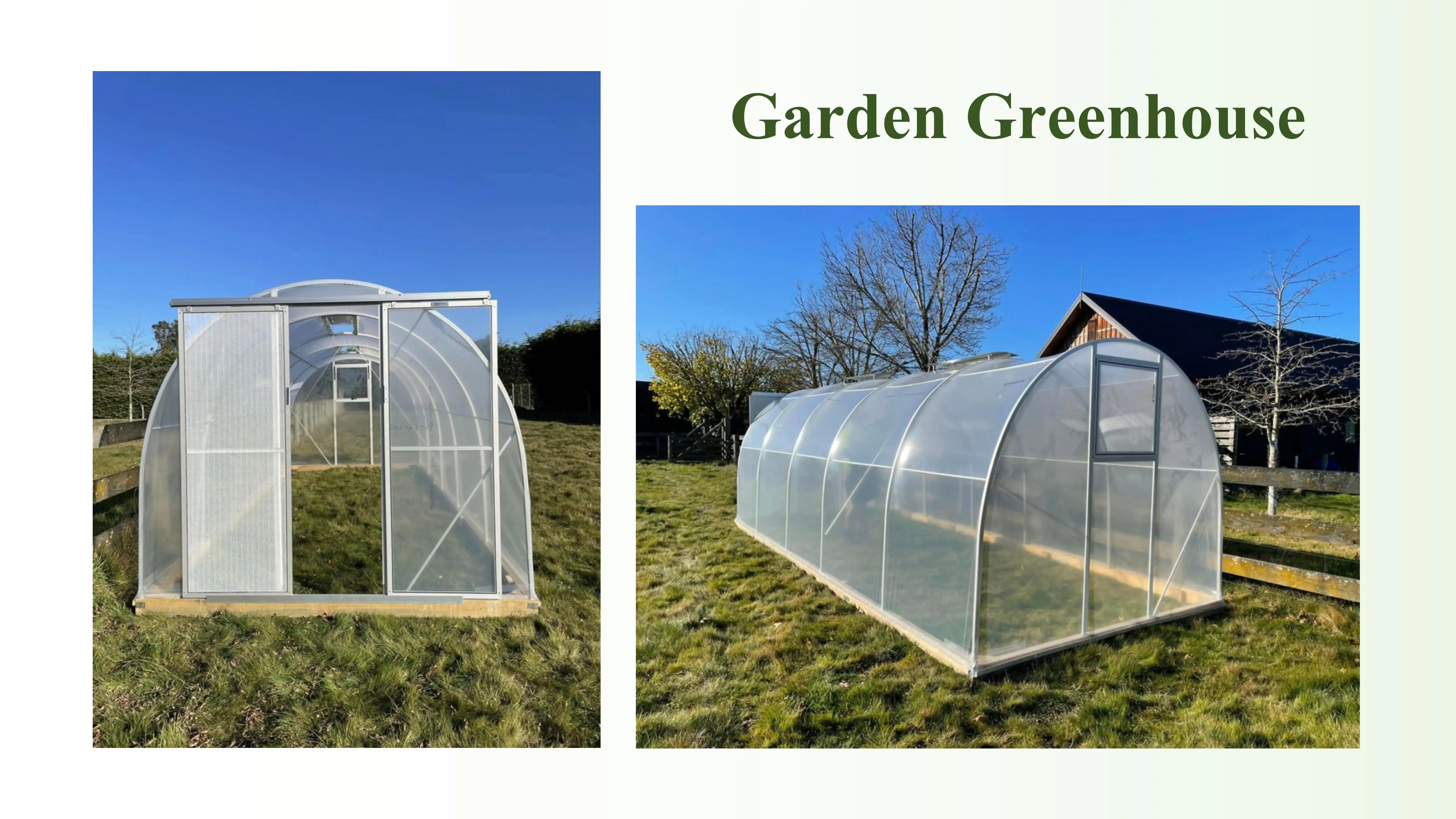 Mini Walk In Garden Greenhouse Metal Frame For Vertical Farming Tower
