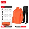 Orange [ hidden shoe covers + reflective for night riding]