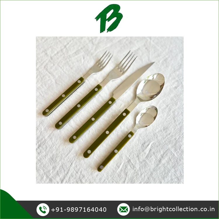 Spoon Fork and Knife Set Flatware Cutlery Set Superb Quality Resin Handle Cutlery Set Available at Affordable Market Price