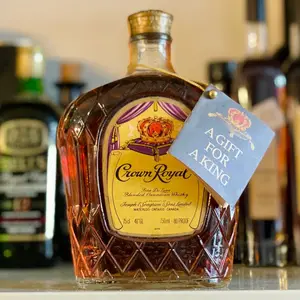 Artisanal Crown Royal Whisky 750ml & 1L Bottles Smoked Barley Spirit Gift Packs with Corn Notes