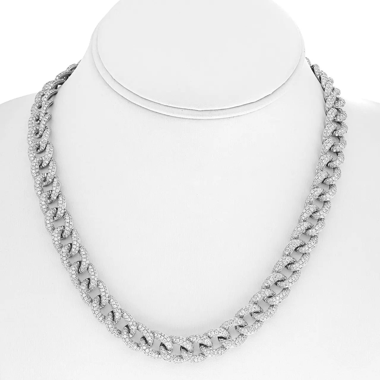 Best Selling 12mm 16 Inch Full Iced Out Natural Diamonds 10k Gold Cuban