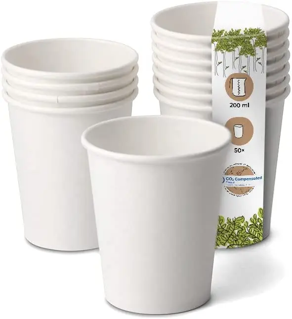 Eco Friendly Biodegradable Disposable Hot Coffee Double Wall Kraft ...