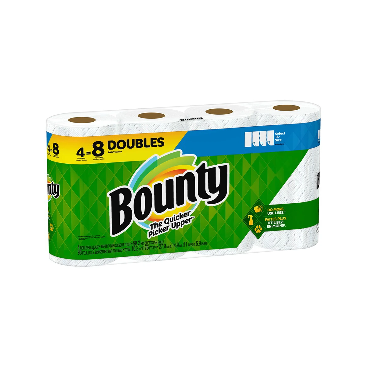 Bounty Select-a-size Paper Towels,6 Triple Rolls,White - Buy Ultra Soft ...