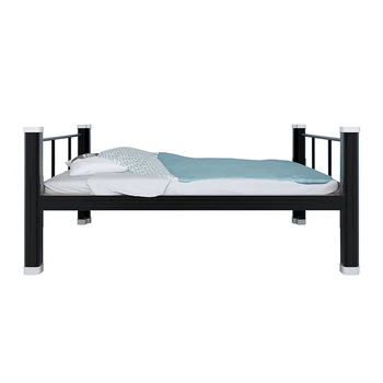 HUIYANG wholesale platform modern single bed metal single bed frame for school dormitory home single beds for adults