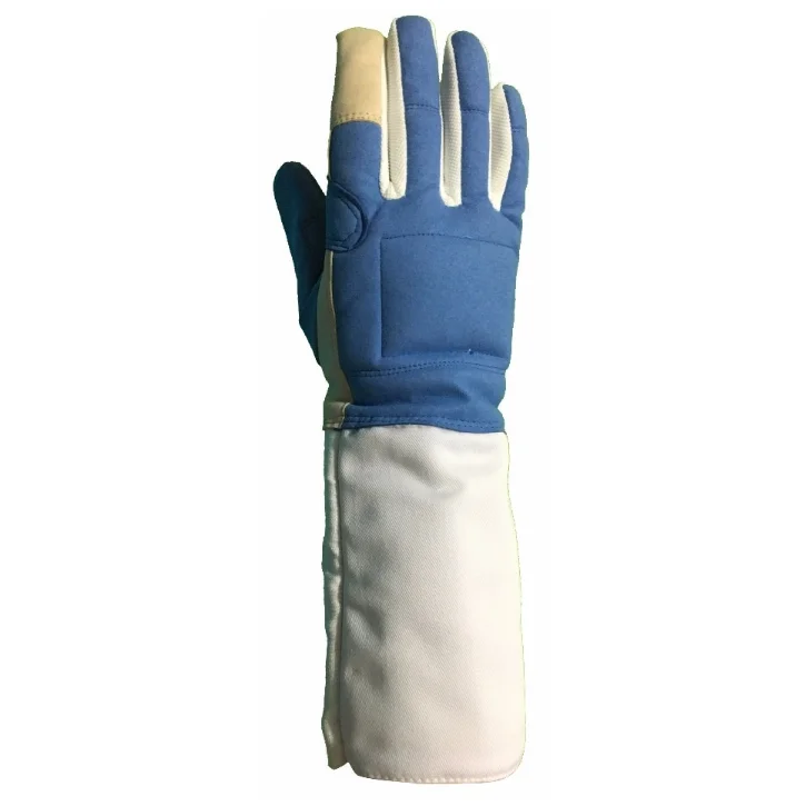 Профессиональные кожаные перчатки для фехтования с подкладкой безопасные Нескользящие длинной манжетой