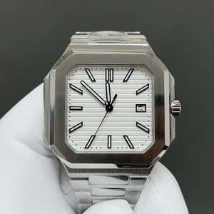 New High-end Luxury Digital Dial Mechanical Watch Fingerprint-resistant Trendy Street Style Design Automatic Men's Wristwatches