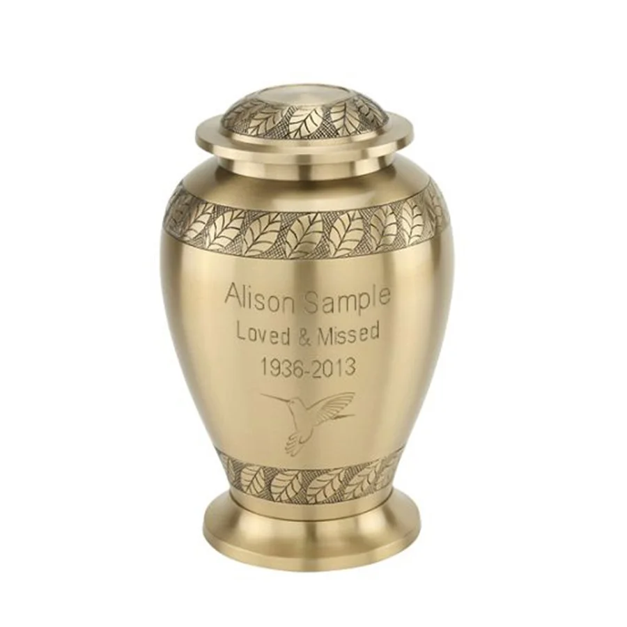 Лидер продаж 2023 урна для пепла кремации человека и взрослых погребального в классическом дизайне