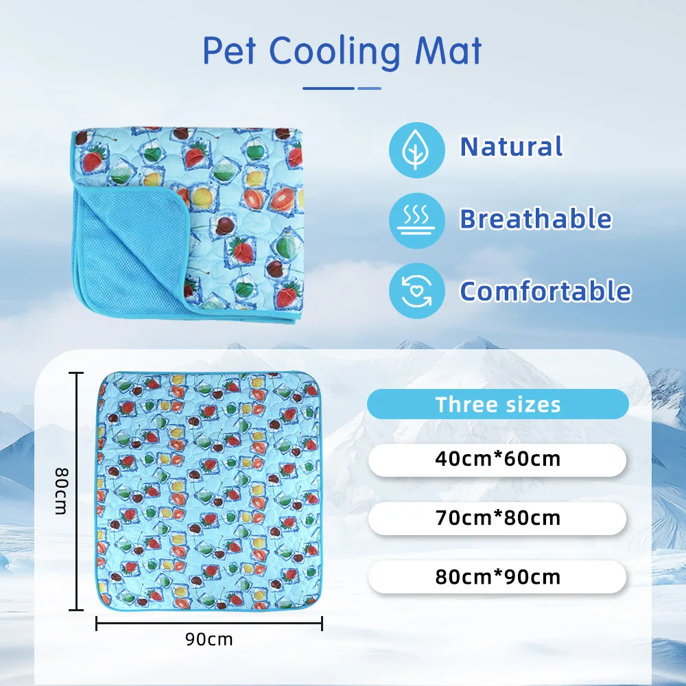 Self Cooling Gel Pet Mat for Dogs Cats No Need Electricity or Refriger - product detail 4