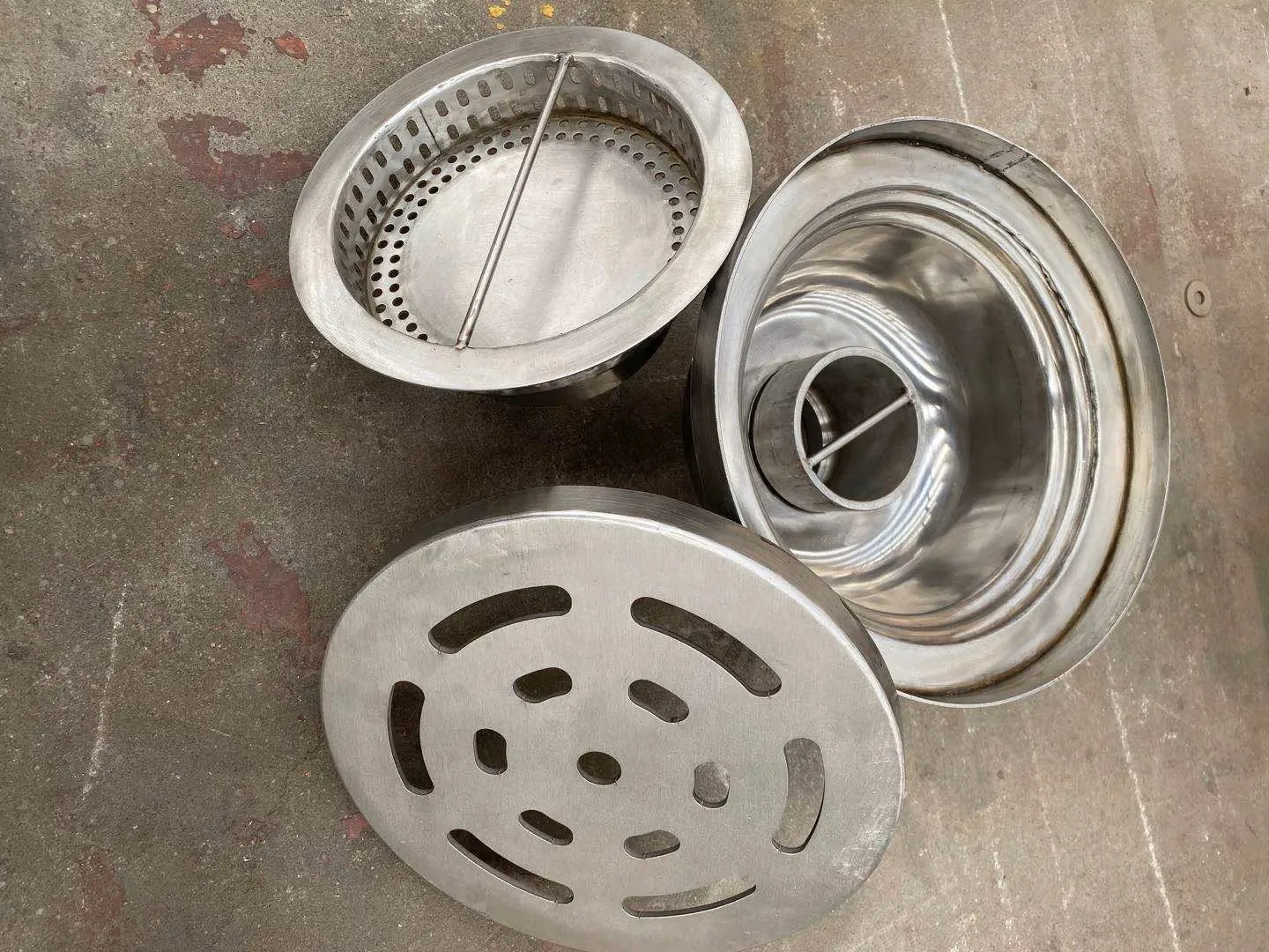 Durable SUS 304 Stainless Steel Floor Drain Customized Trench Grate for Food and Slaughter Processing Plants