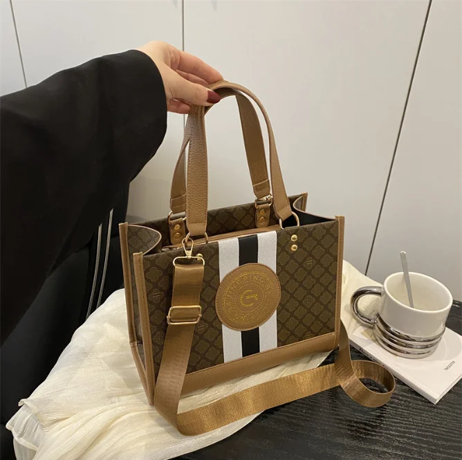 New Arrival Luxury Fashion Handbags for Women Crossbody Vintage Designer Tote Zip Closure Waterproof Ladies Shoulder Bags
