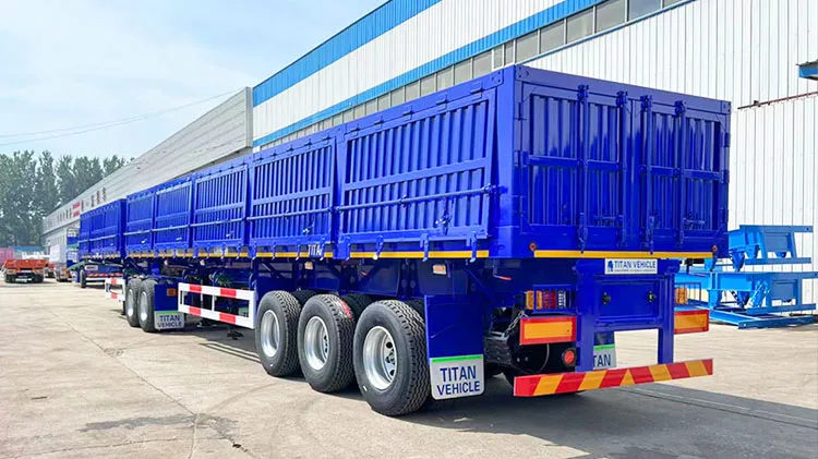 Interlink/superlink Double Side Tipper Trailer Side Dump Semi Trailer ...