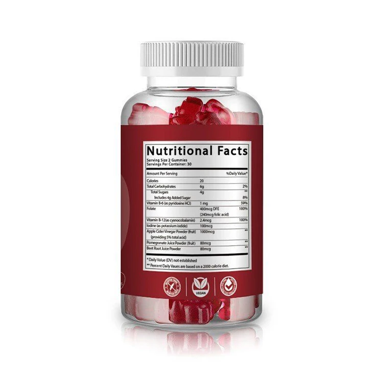 Organic Bulk No Sugar Free Korea Apple Cider Vinegar Vitamins Candy Acv