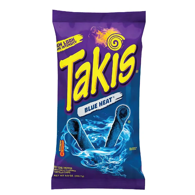 Takis Blue Heat Hot Chilli Pepper Tortilla Chips - 92.3g