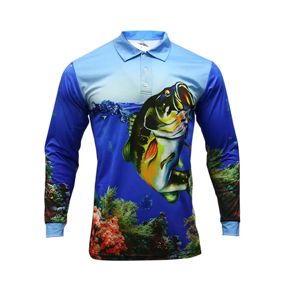 Factory Wholesale Professional Latest Design Custom Sublimation Breathable  Long Sleeve T Shirt Polo Fishing Jersey - China Fishing T-Shirts Jersey and  UV Fishing Shirts price