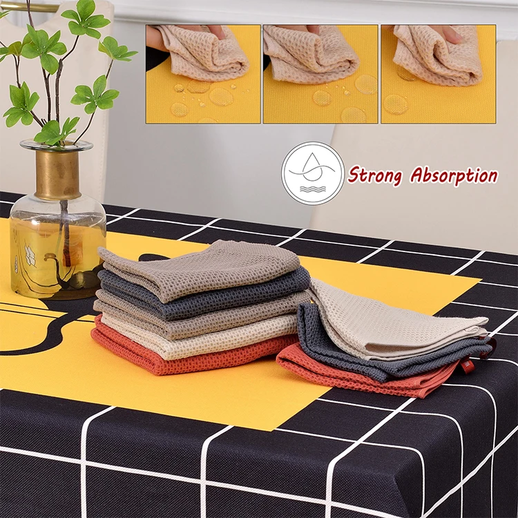 Toallas De Cocina Serviette De Cuisine Cotton Hand Kitchen Towels Cotton Dish Cloths Waffle