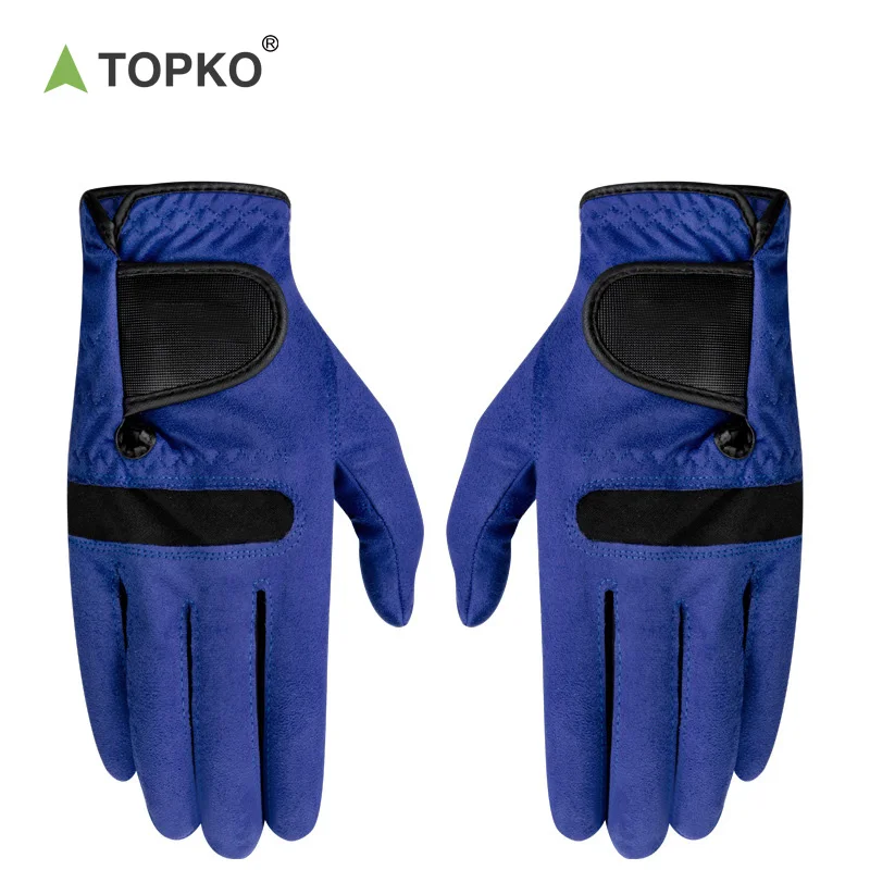 Topko High Quality Men's Golf Gloves Left Right Hand Soft Breathable ...