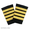 with gold braid