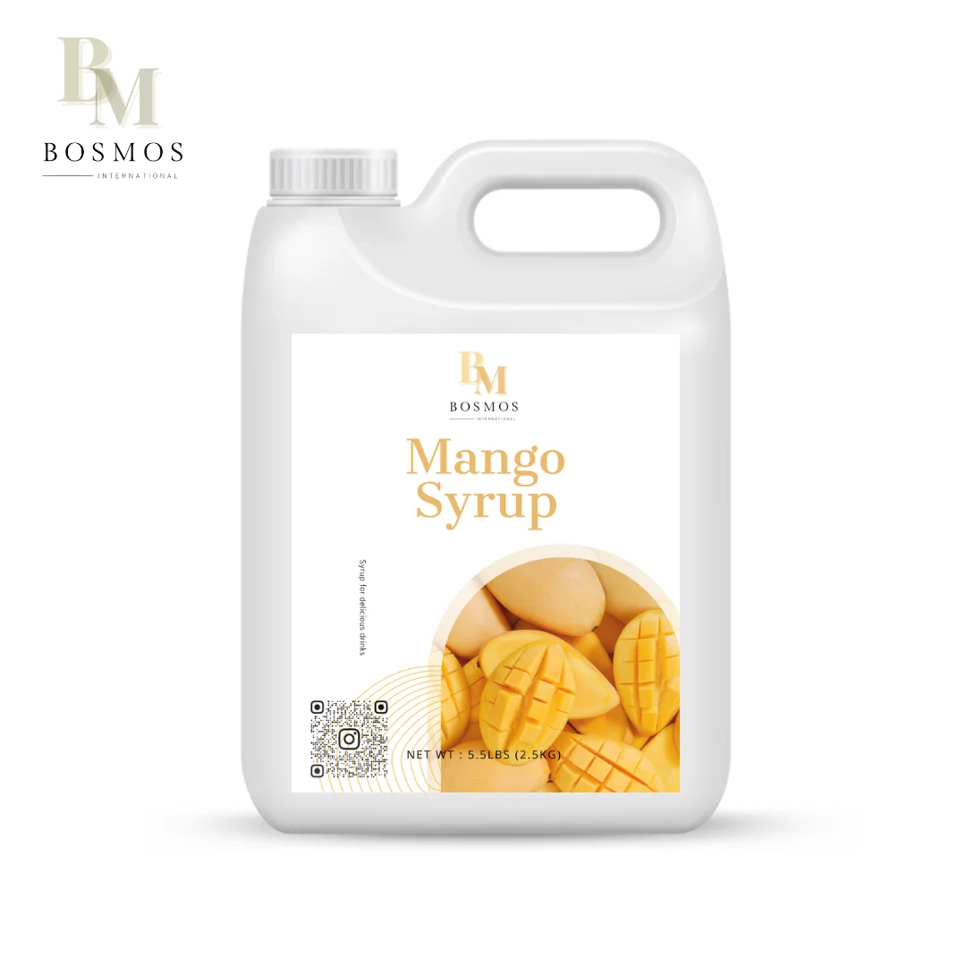 Bosmos High-End Mango Syrup - Best Taiwan Bubble Tea Supplier
