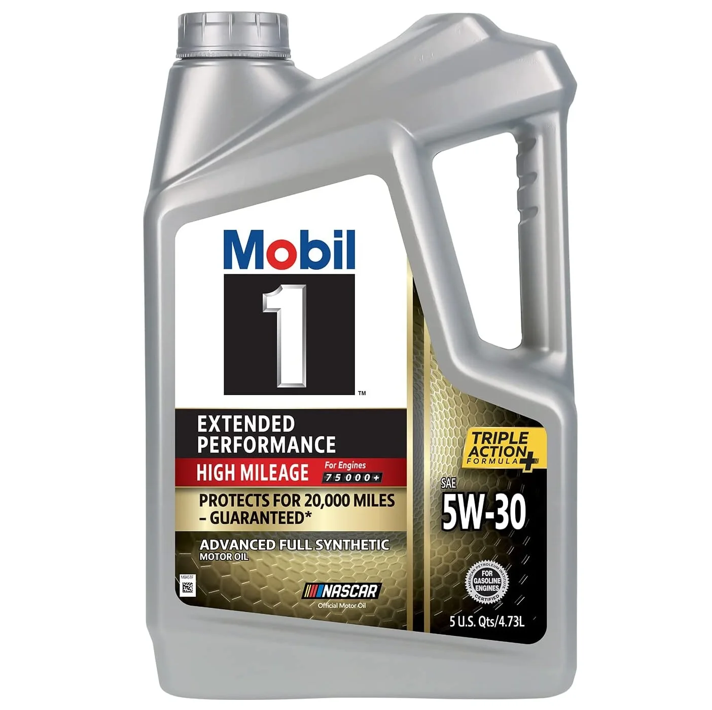 Mobil 1 5w30 Full Synthetic Motor Oil. 5 Quart Bottle ( 4.73 Liters ...