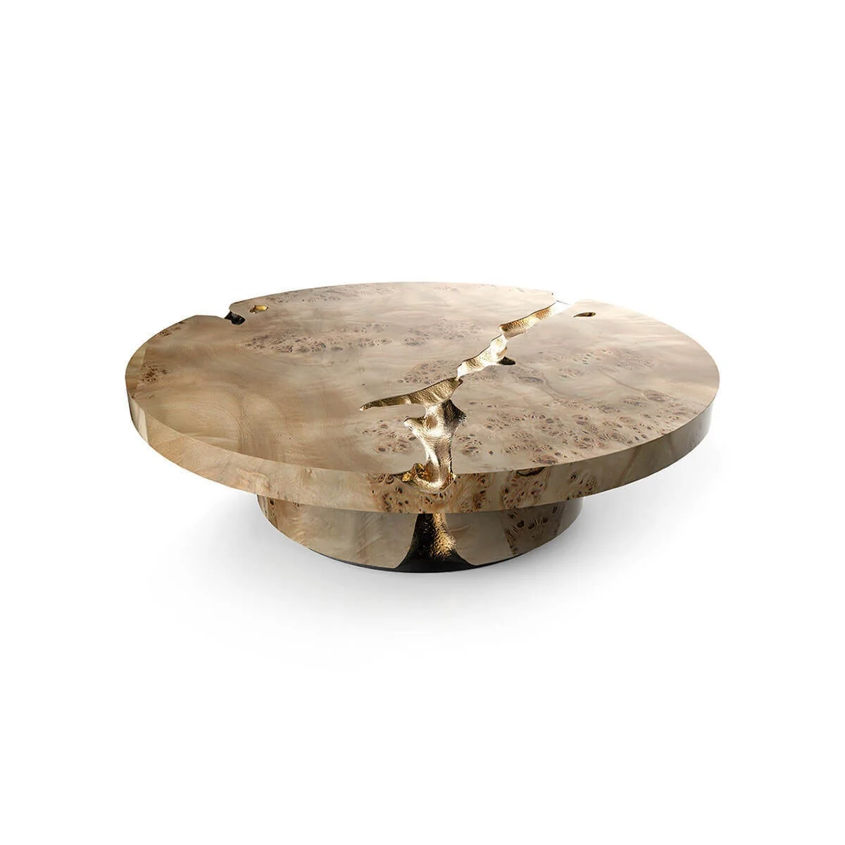 Light Luxury Contemporary Living Room Coffee Table Round Table