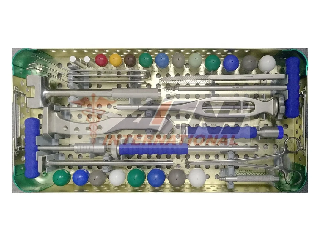 Hip Modular Bipolar and Total Hip Replacement System for Hip Joint Prosthesis Austin Moore Set