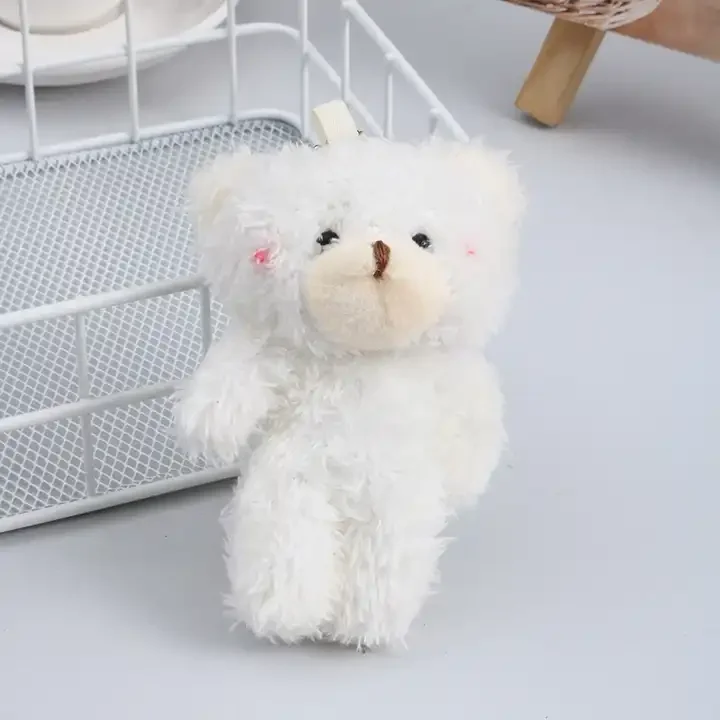 Mini Hot Soft Teddy Bear Plush Keychains Toys Stuffed Animal Toys ...