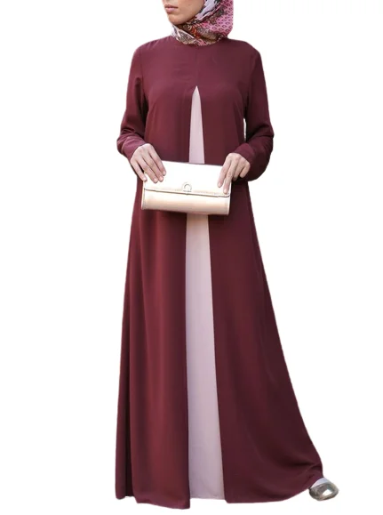 Latest Burqa Designs Muslim Islamic Clothing Burqa for Women 2023 New Arrival Causal Muslim Islamic Women Abaya Blank Burka