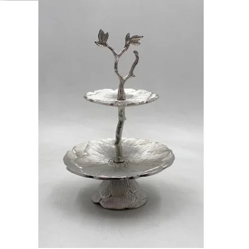 Stainless Steel Cake Stand Round Shape Handmade Designer Farmhouse ...