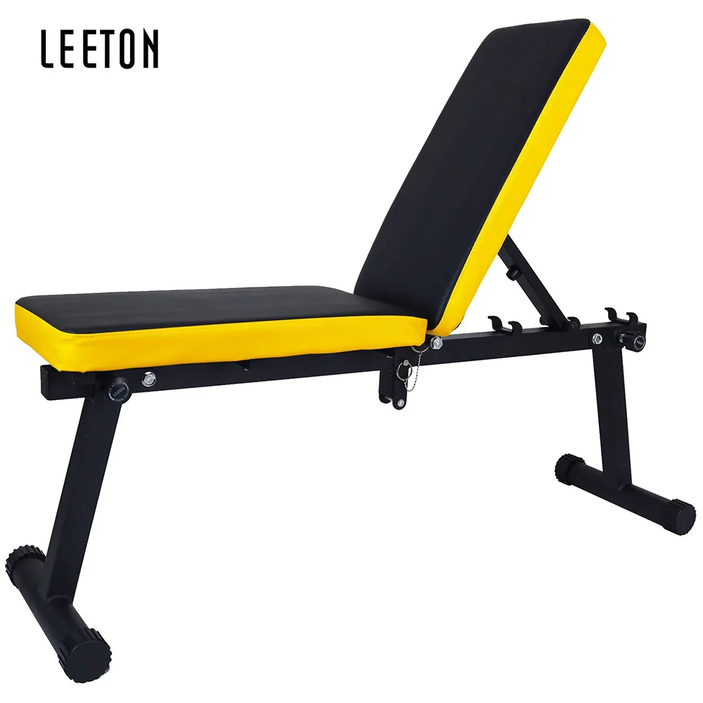 Adjustable Compact Portable Flat Bench Press Foldable Steel and Metal with product detail 2