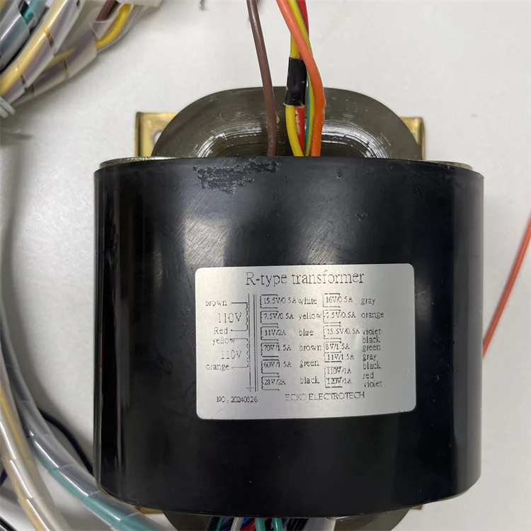 30VA R Type Output Power Transformer 0-110-120V 24V 6V Dual Output for Audio Linear Power Supply