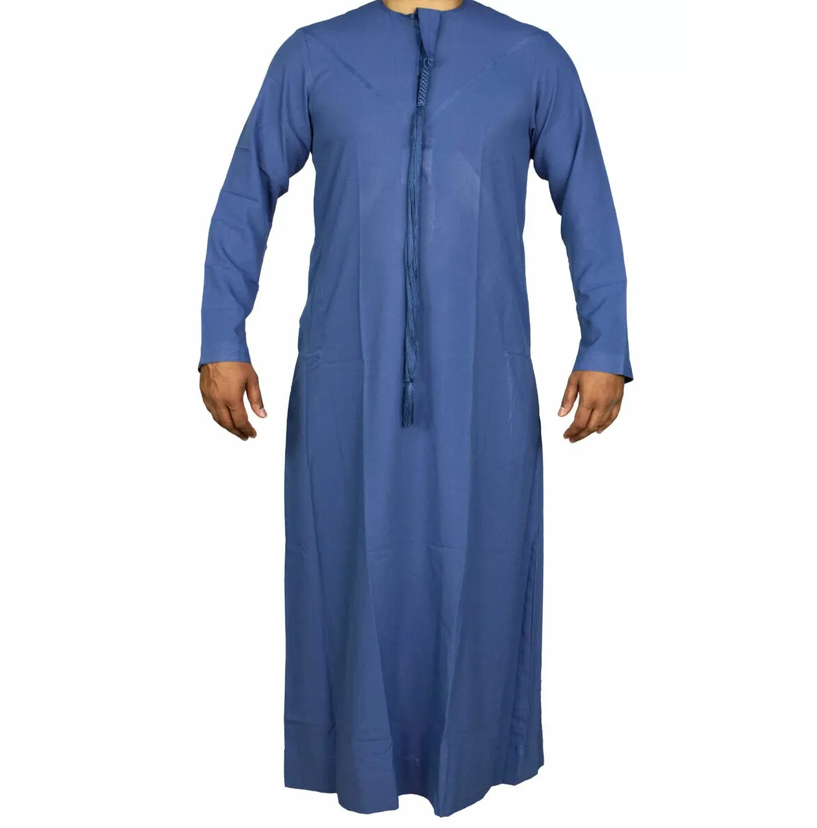 Wholesale Rate Men Muslim Abaya Thobes Floor Length Cotton Long Sleeve Breathable Elegant Four Season New Latest Design 2026