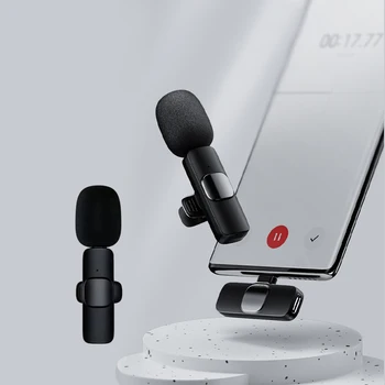 Outdoor Wireless Recording Lavalier Microphone for Interview detail image