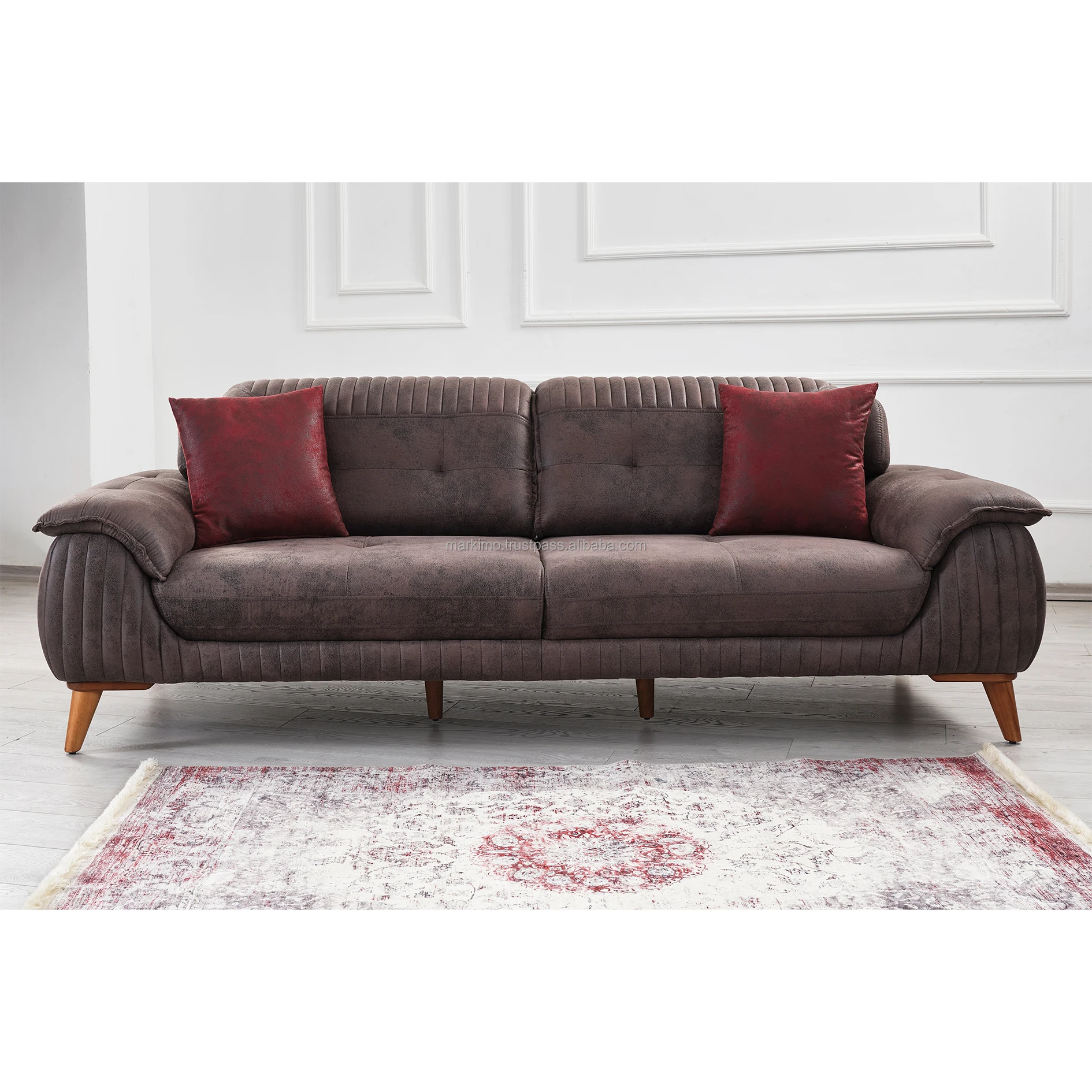 Modern Living Room Furniture Sofa Set Sofa Bed With Stainless Fabric