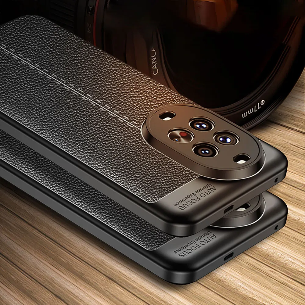product case for nova 14 genuine leather shockproof anti fingerprint  dust resistant full protection for screen  camera laudtec-3
