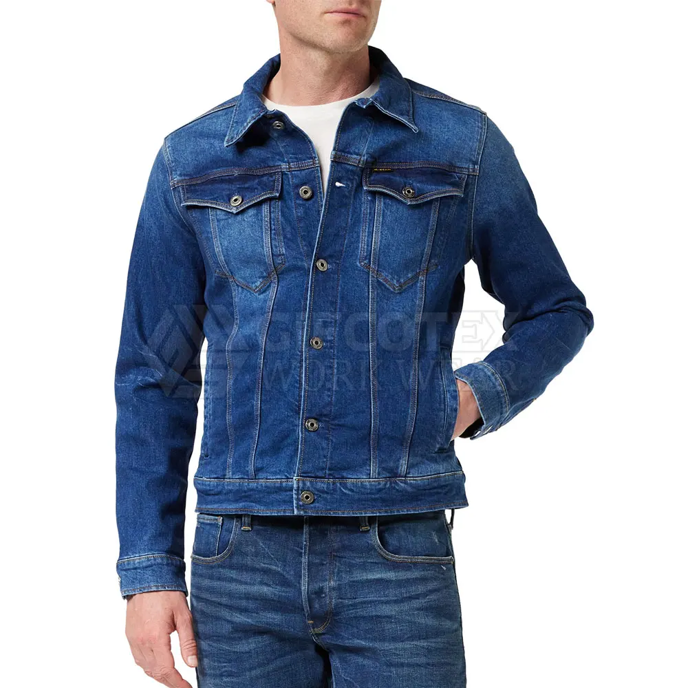 New Design 2022 Jeans Jacket Casual Wear Jeans Jacket Fall Winter Wear