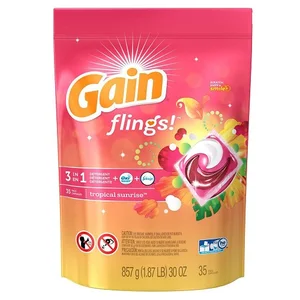 On Sale Gain Gel Detergent 2kg 4kg 5kg Laundry Washing Powder for Bathroom Use