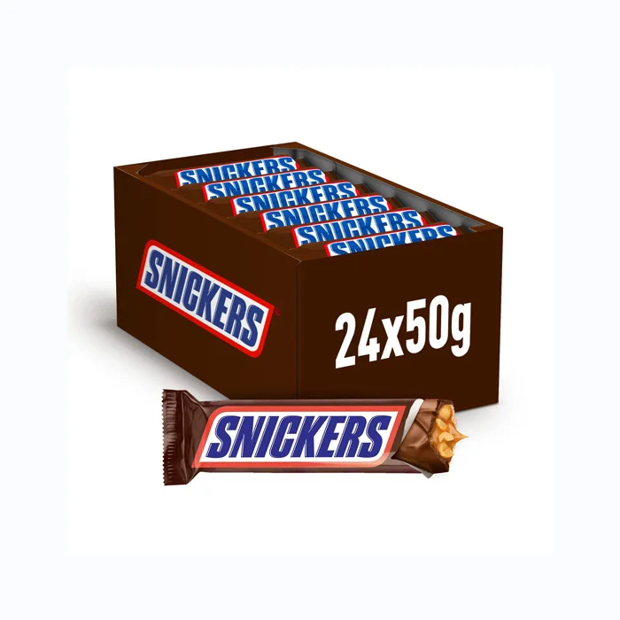 Hot Snickers Peanut Sandwich Chocolate Bar 24*51g Energy Bar Boxed ...