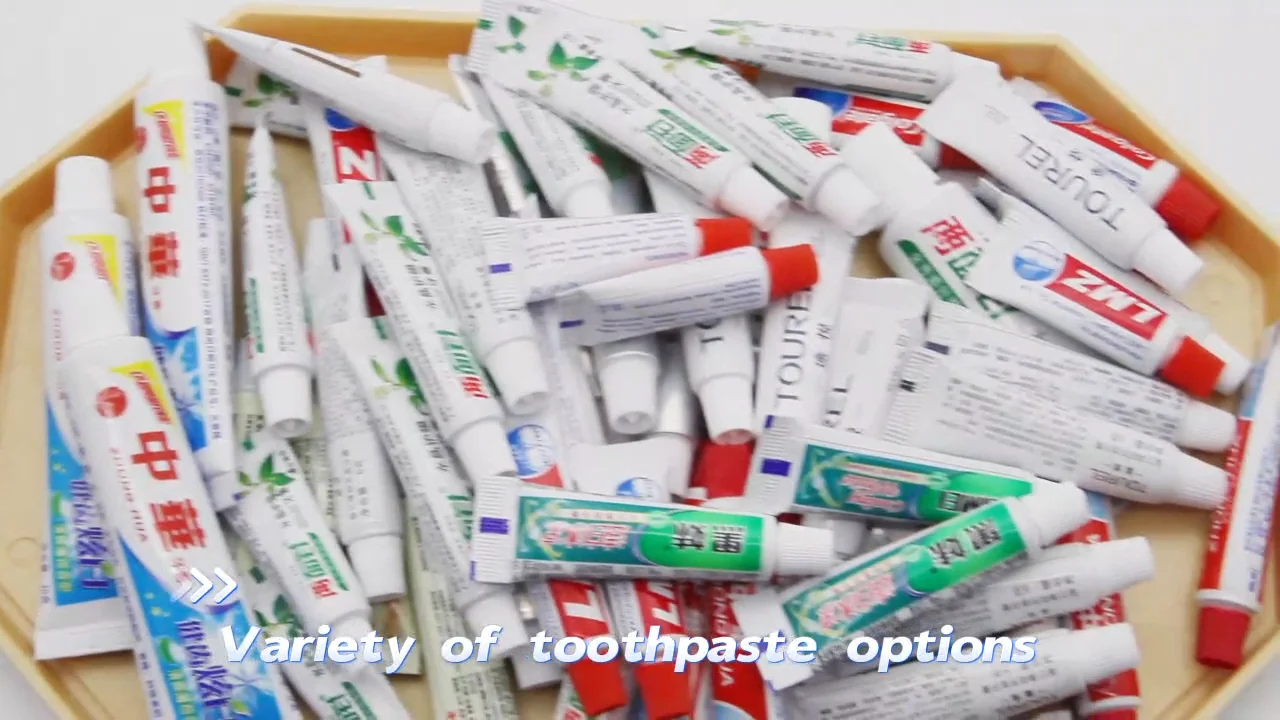 Oem Single Use Hotel Toothpaste And Toothbrush 3g / 5g / 6g / 10g / 15g