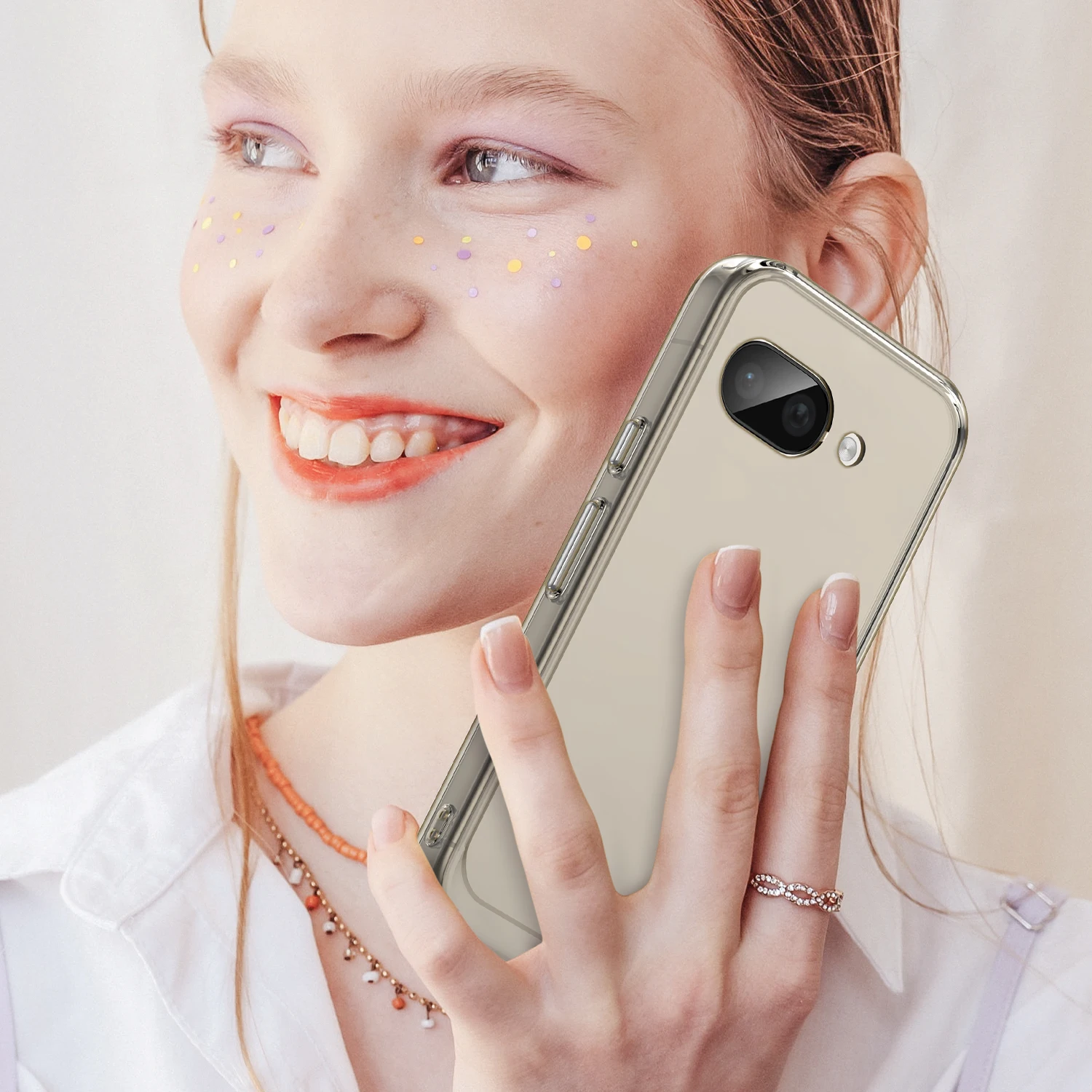Full Protection Flexible Press Button Soft Mobile Phone Cover  TPU Shockproof Cell Phone Case for Google Pixel 9 8 7 6 Pro 5G