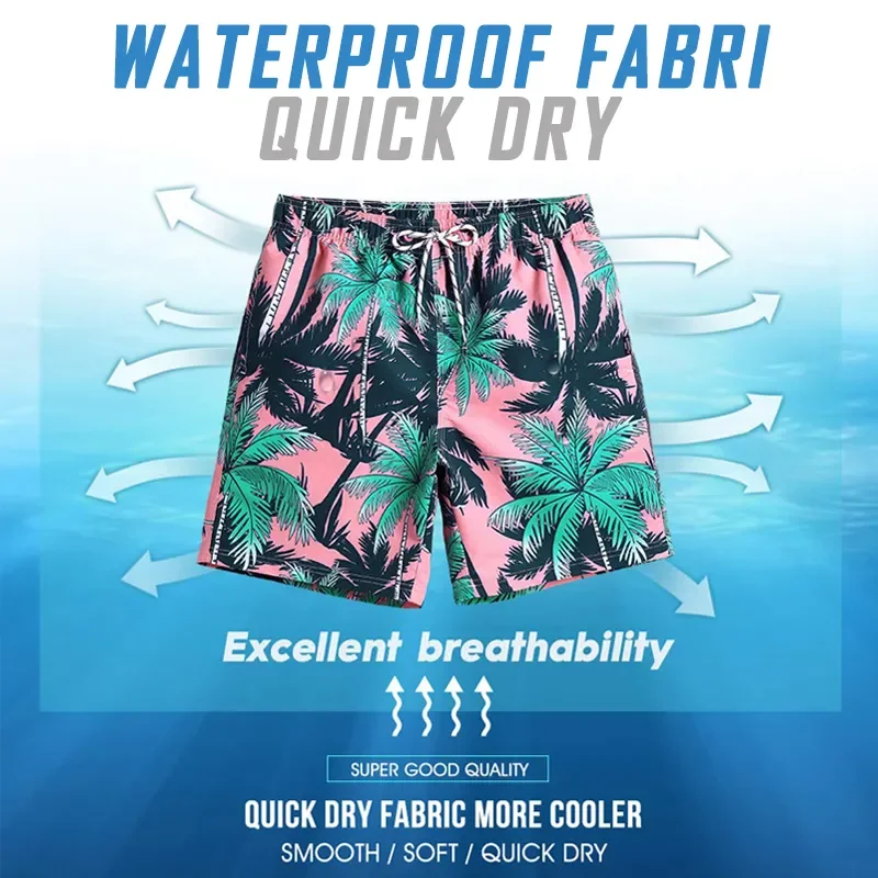 Fabriksgrossist badbyxor för män Snabbtorka strandshorts Högkvalitativa färgglada badkläder sommar badbyxor223_voghion.com